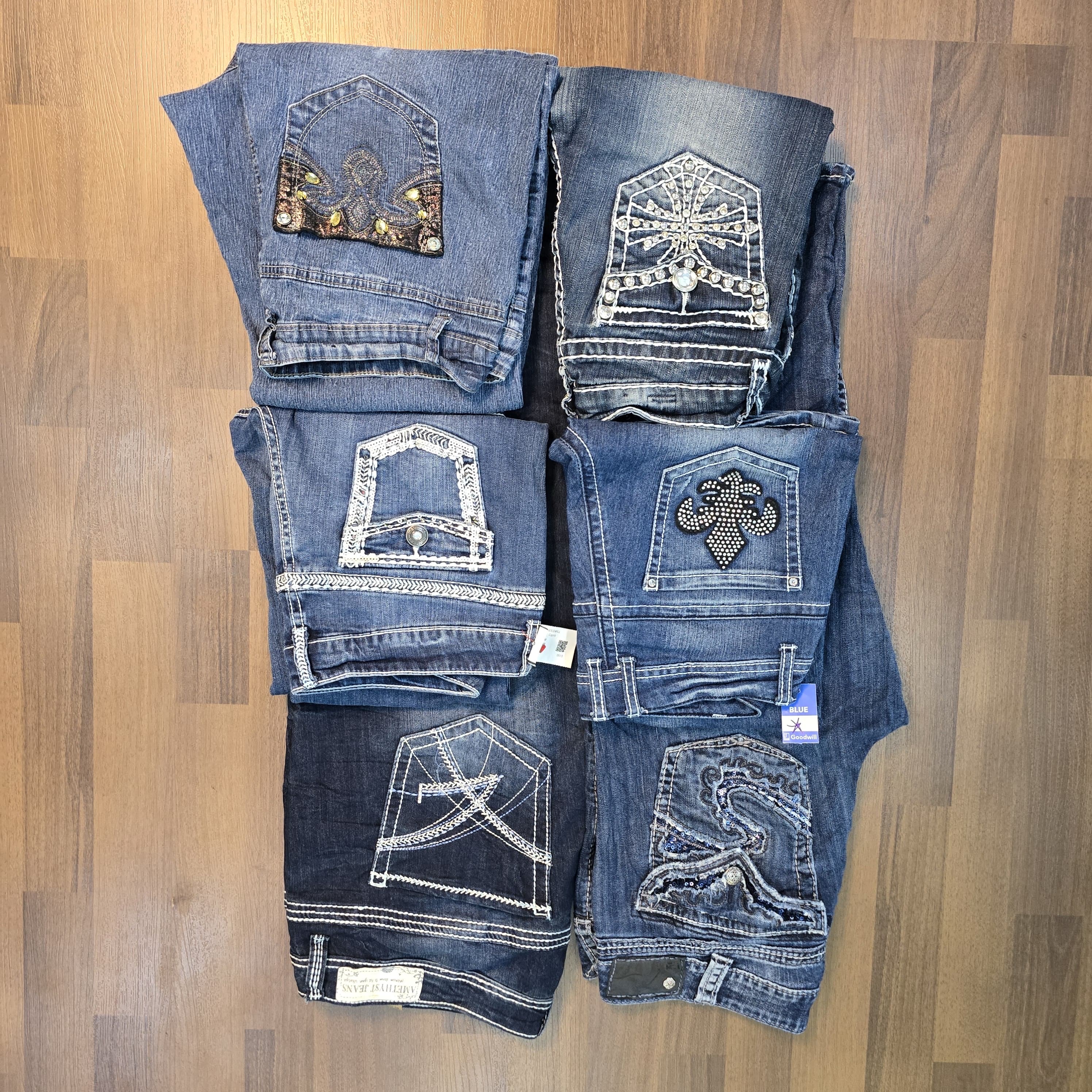 AV-0618 Pantalones Capri Estilo Y2K