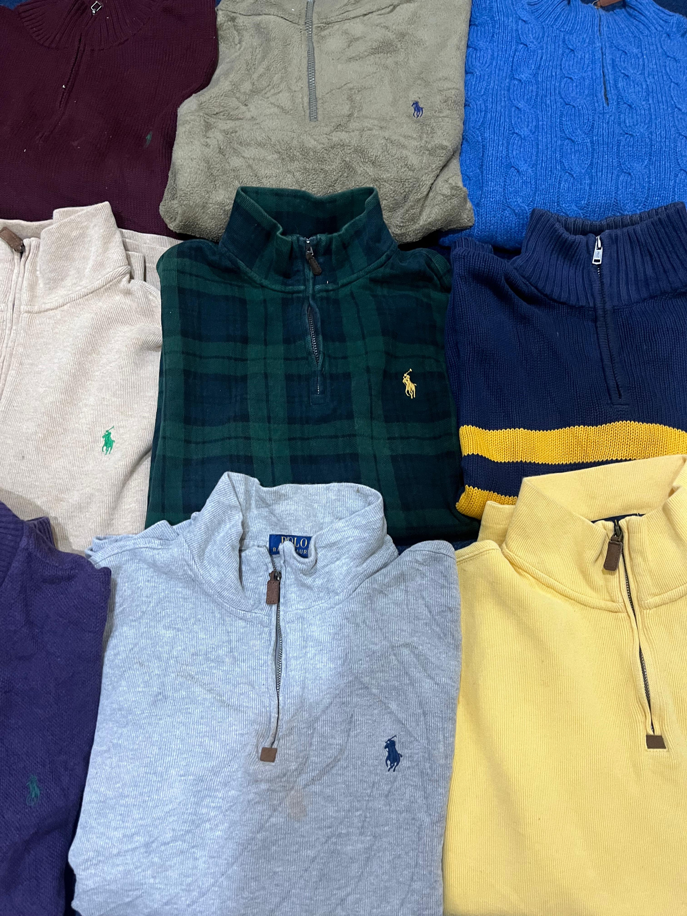 RALPH LAUREN QUARTER ZIPS