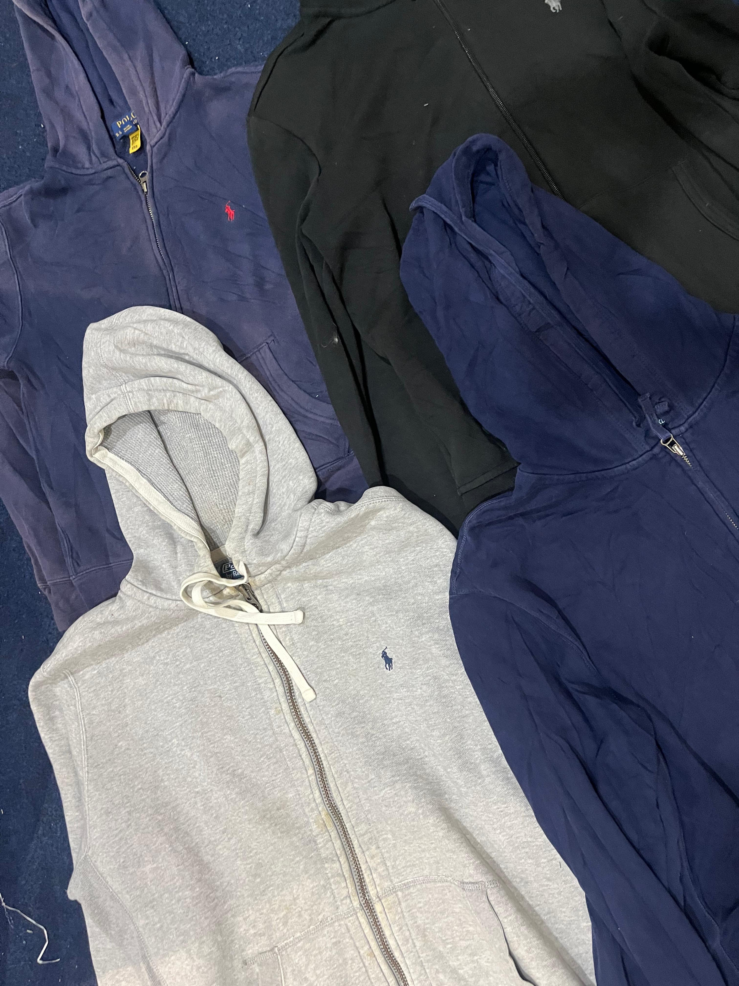 RALPH LAUREN ZIP UP HOODIES