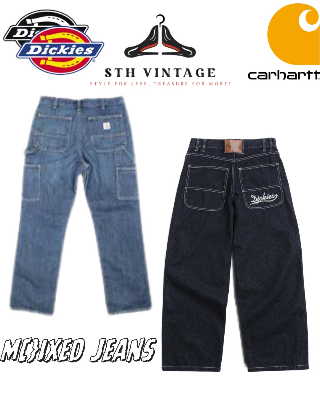 Carhartt & Dickies ジーンズ
