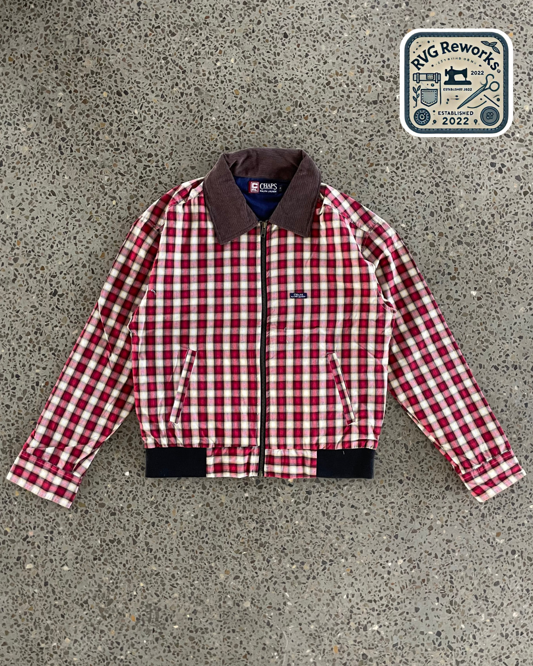 アップサイクルド チャップス トミー ハリントン シャケット