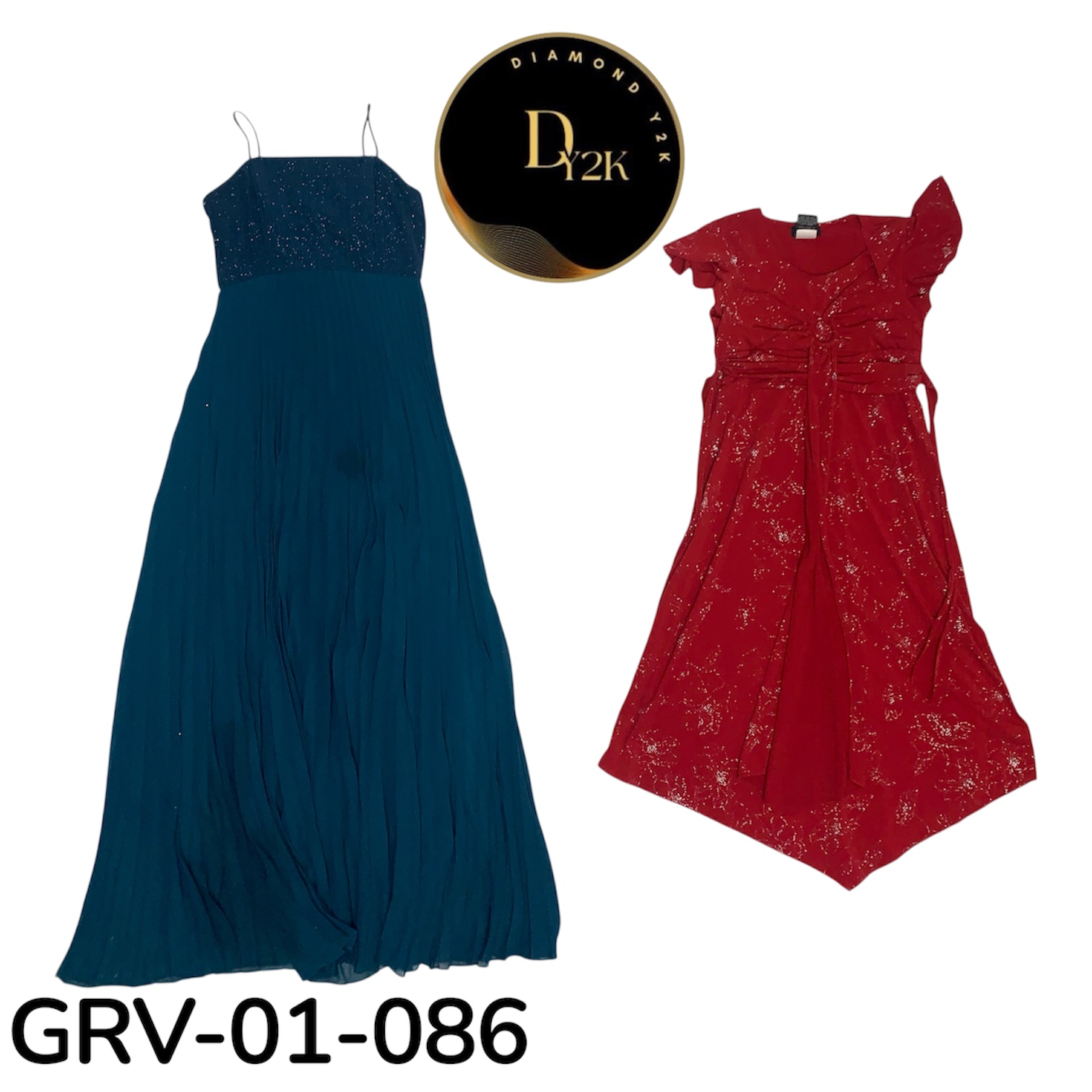 Y2K Poly Dress – Retro 2000s Mini Dress (GRV-01-08..