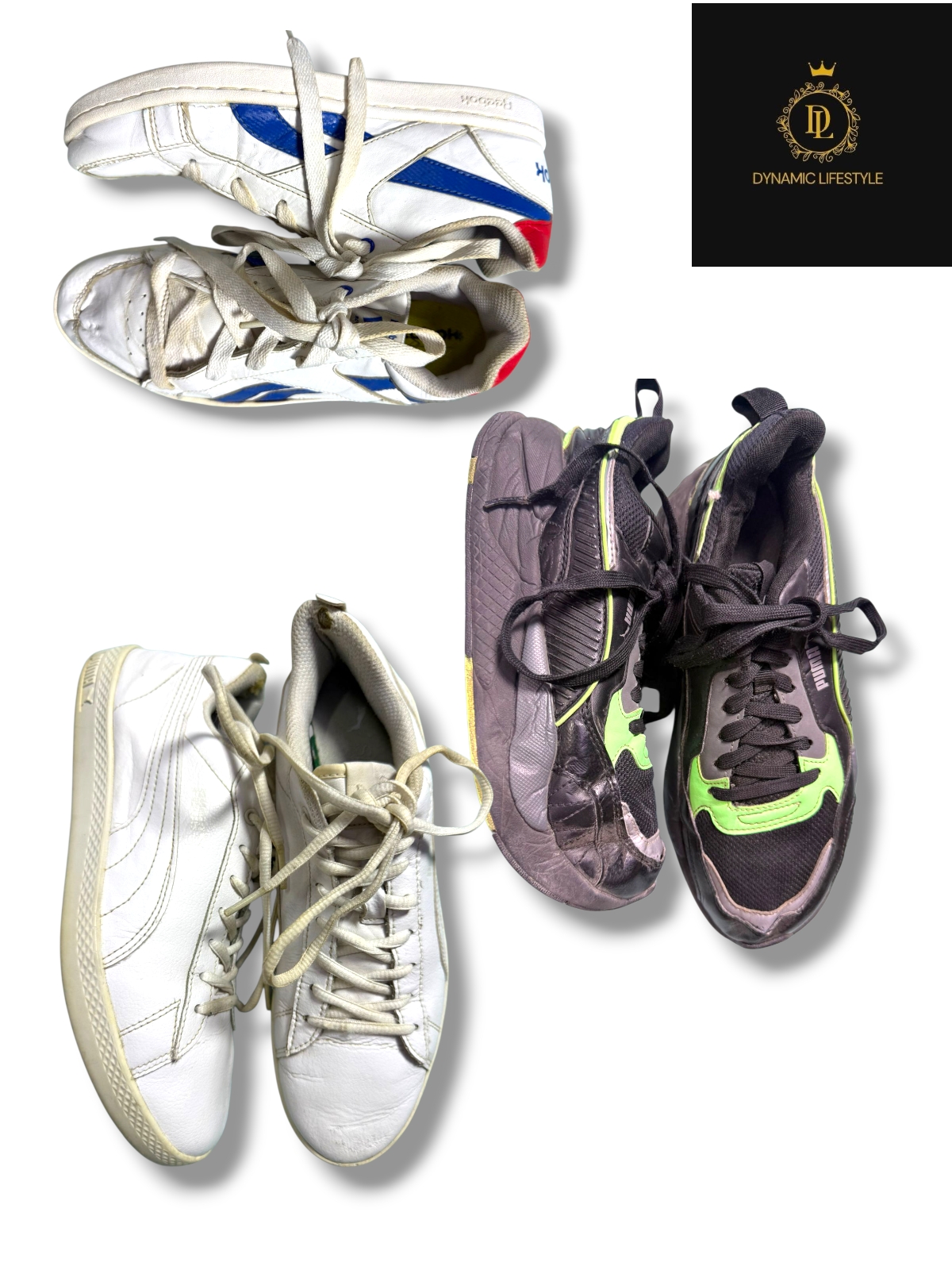 Puma fila reebok shoes