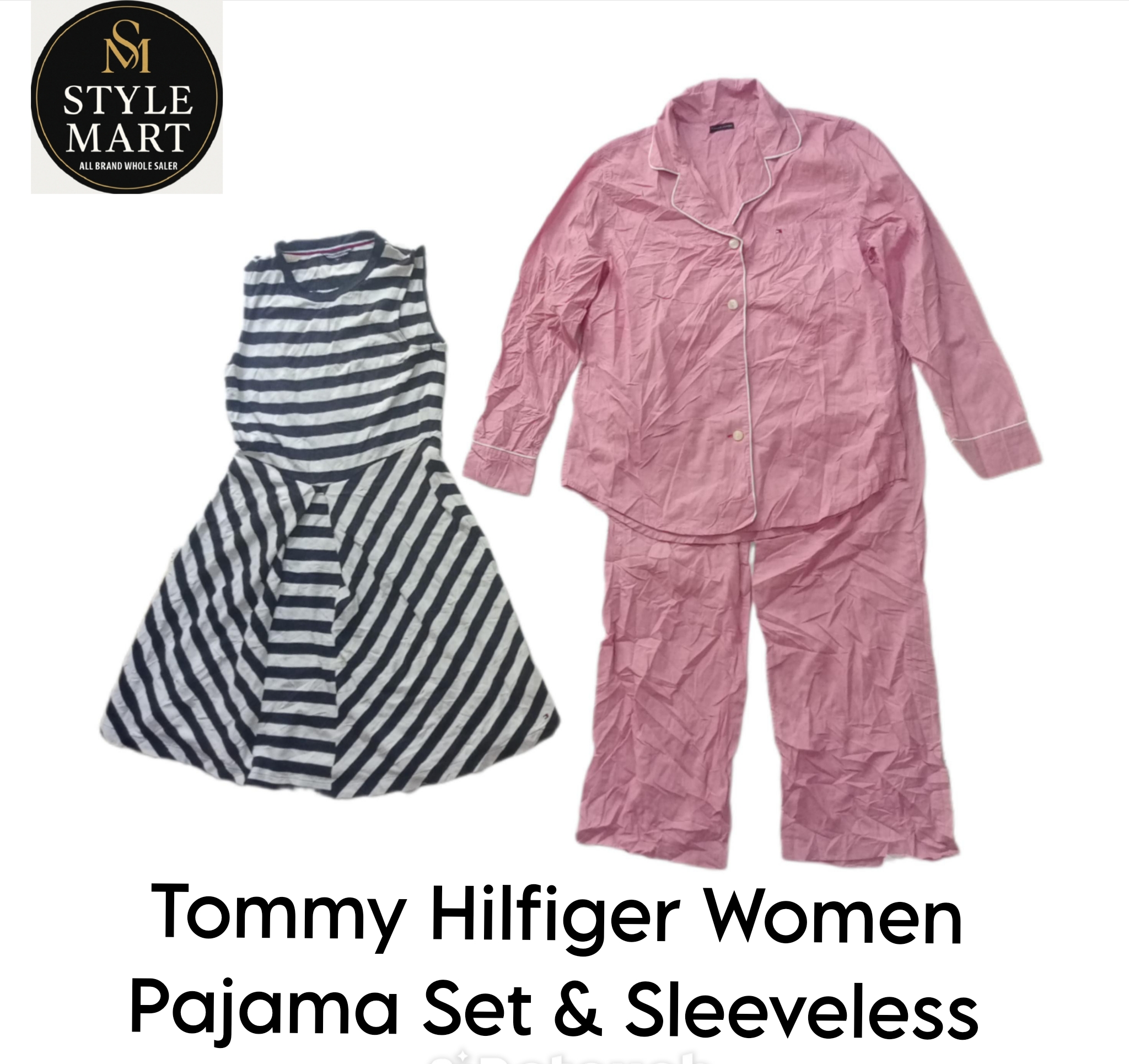 Tommy Pajama Set & Sleeveless and Sweatshirts Hood..