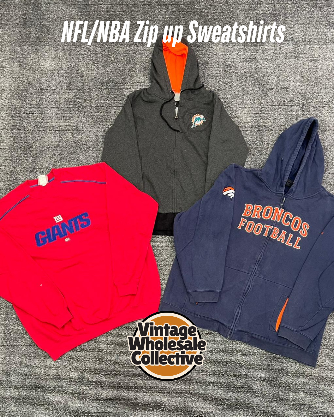 NFL/NBA Zip Up Sweatshirts - (14/01)
