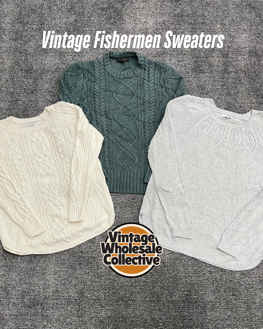 Vintage Fishermen Sweaters - (14/01)
