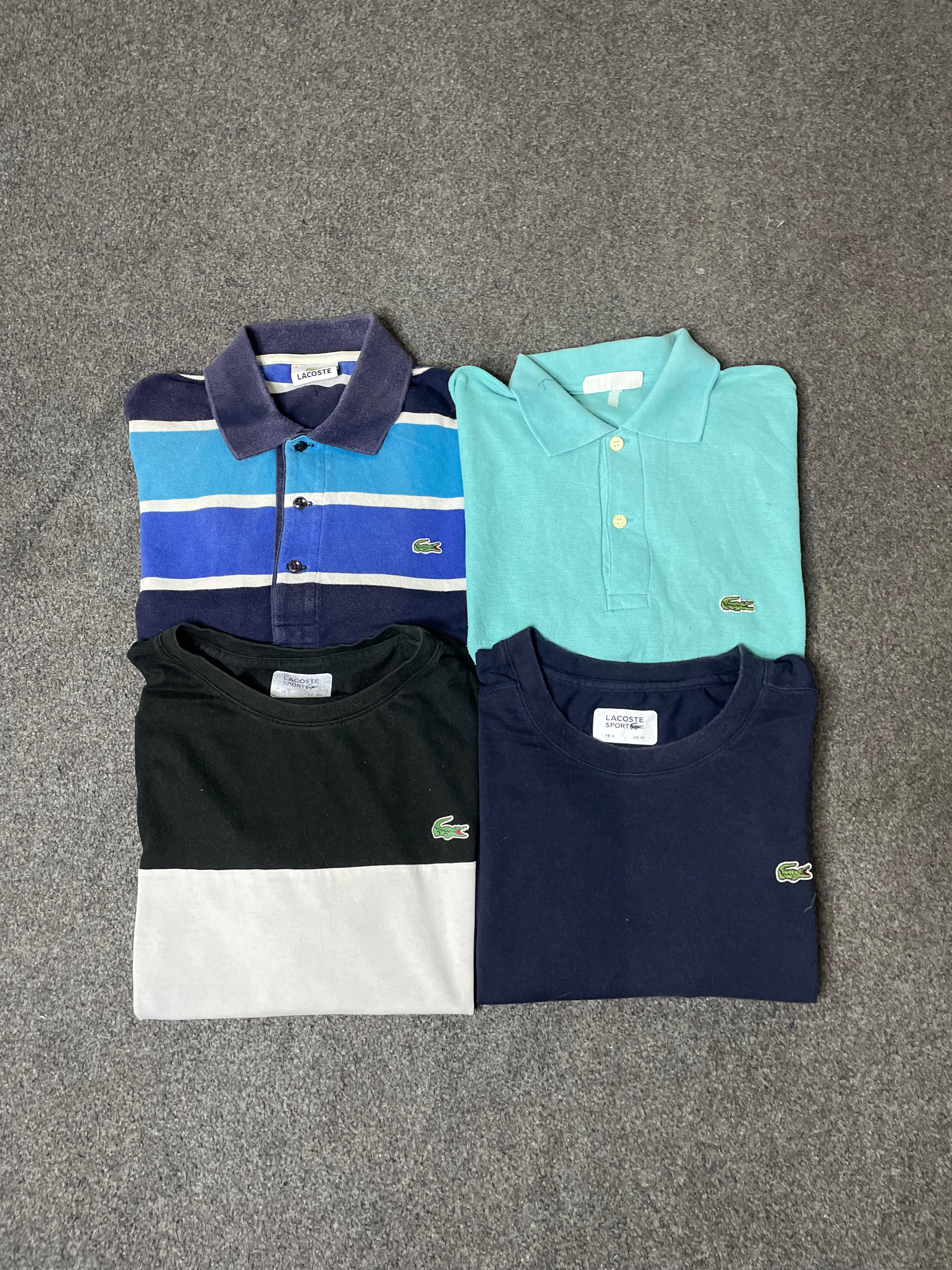 Lacoste Coler & Crew neck T_Shirts 15 pieces