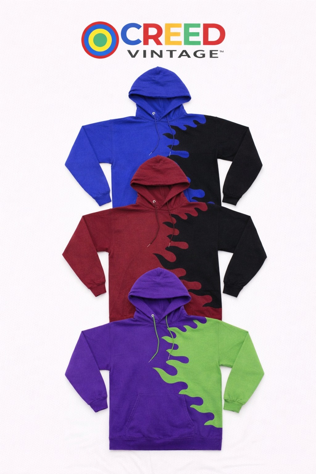 CR1124 アップサイクル ファイア パネル フーディ