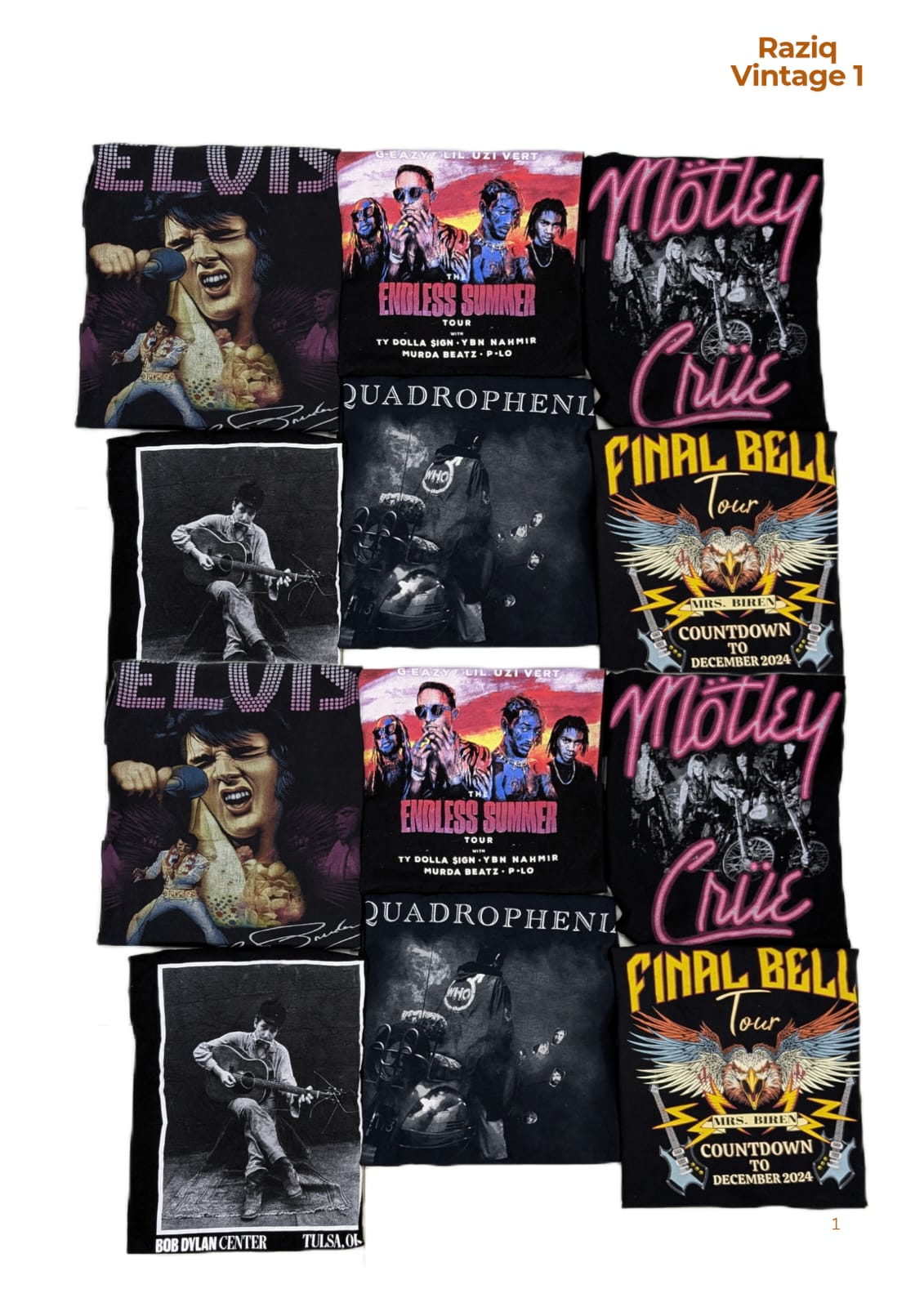 💥 RV1789 Vintage Printed Tshirts