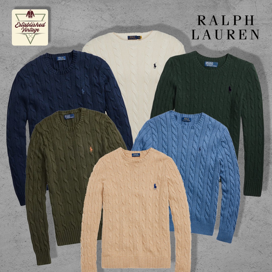 Vintage Ralph Lauren Cable Knit Sweaters - EV1701