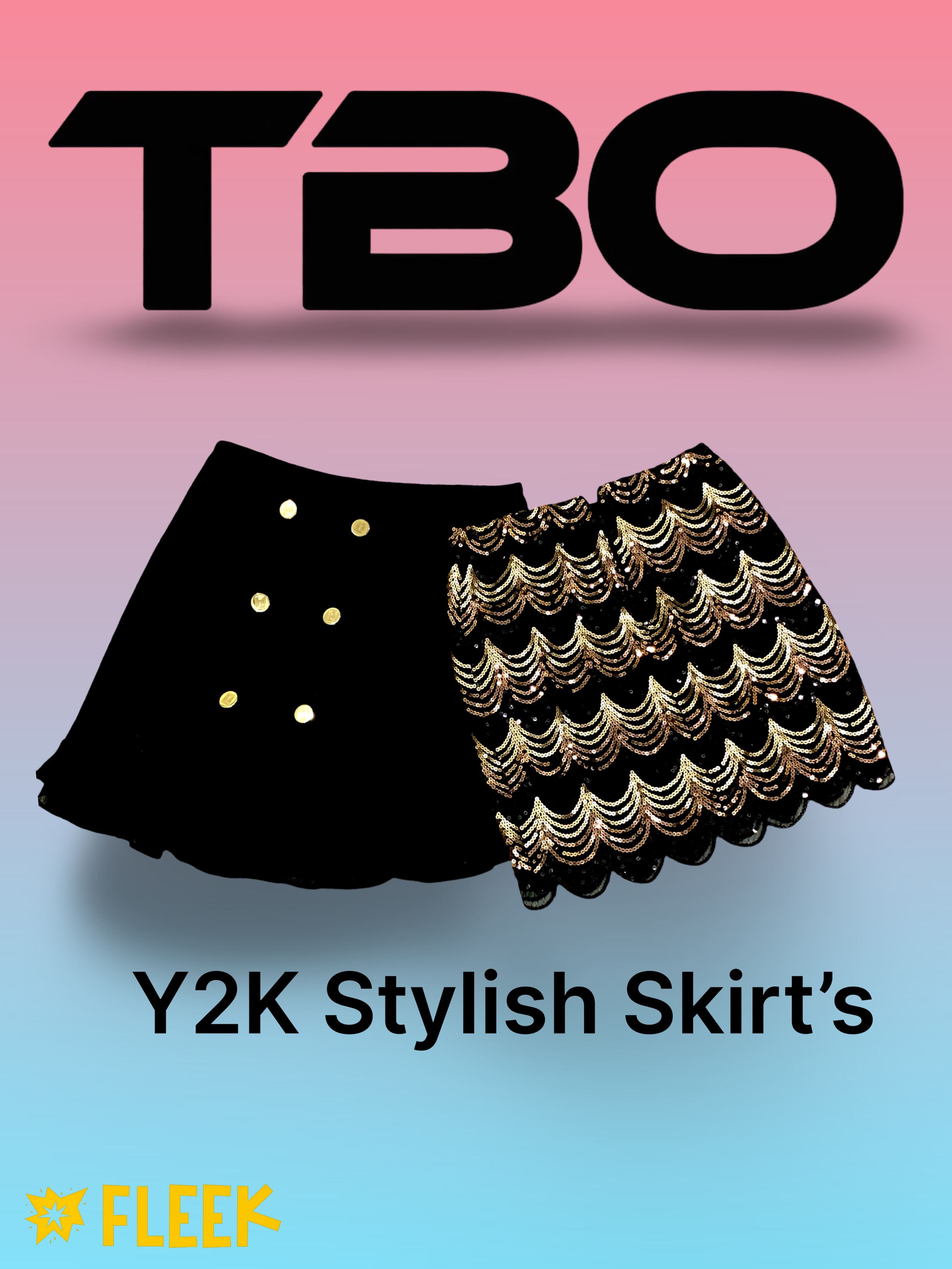Y2K Stylish Skirts     (TBO-84)