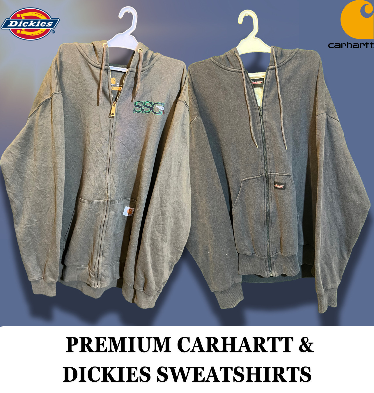 Sudaderas premium Carhartt y Dickies