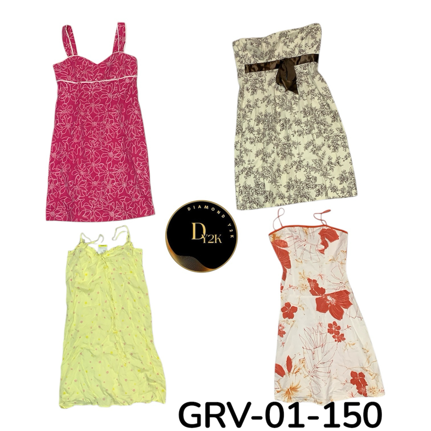 Robe en coton Y2K du début des années 2000 (GRV-01..