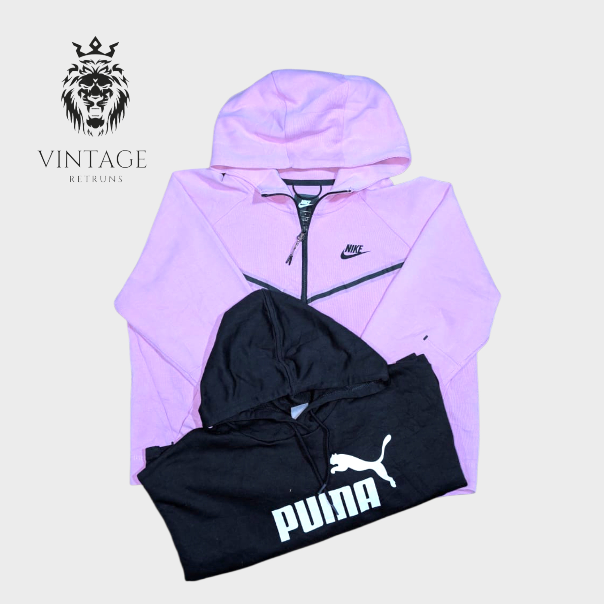 Nike And Puma Hoodies Mistos
