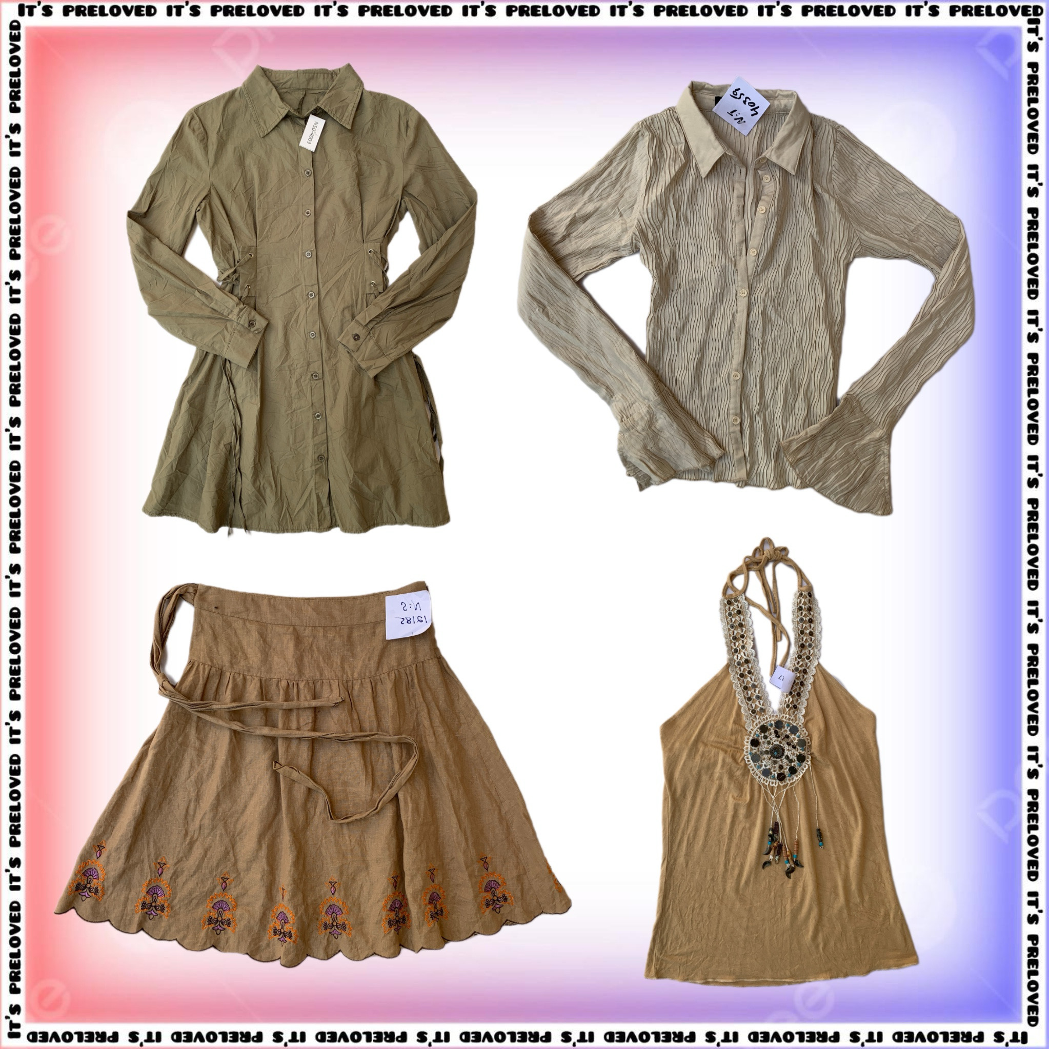 Ensemble Beige Quotidien - tops, robes, jupes SS-1..