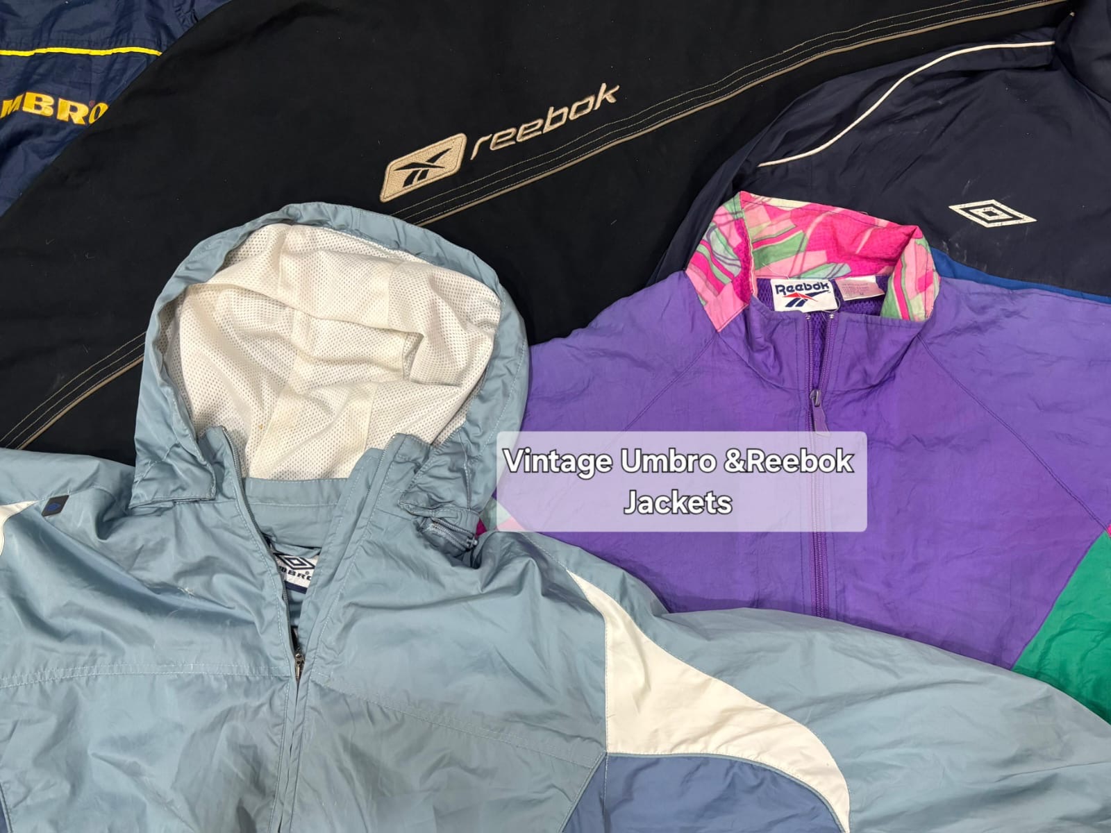 Vintage Umbro & Reebok Jackets
