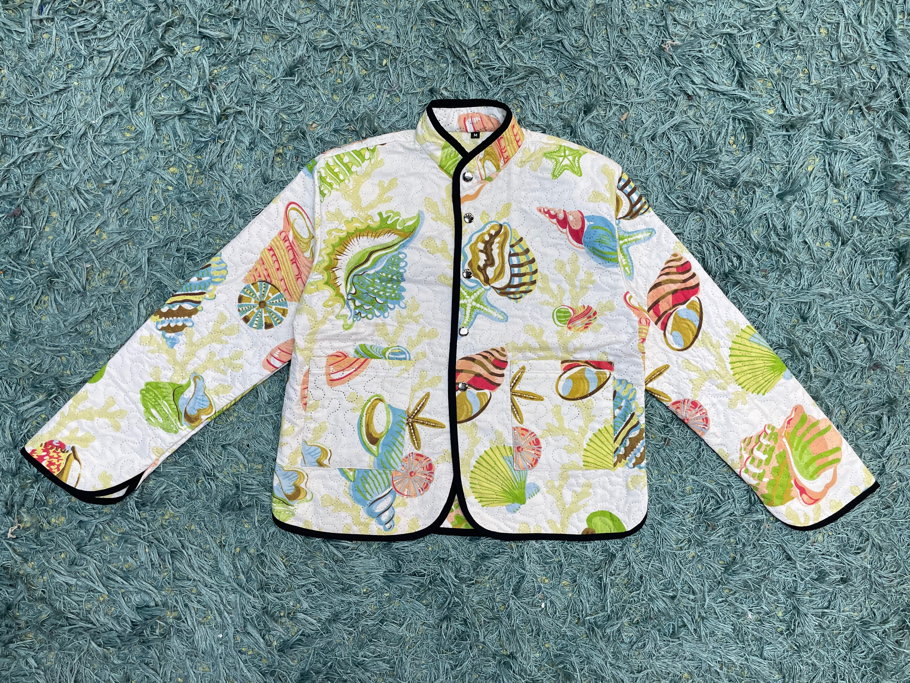 アップサイクル スタイリッシュ キルティングジャケット (RW-01)