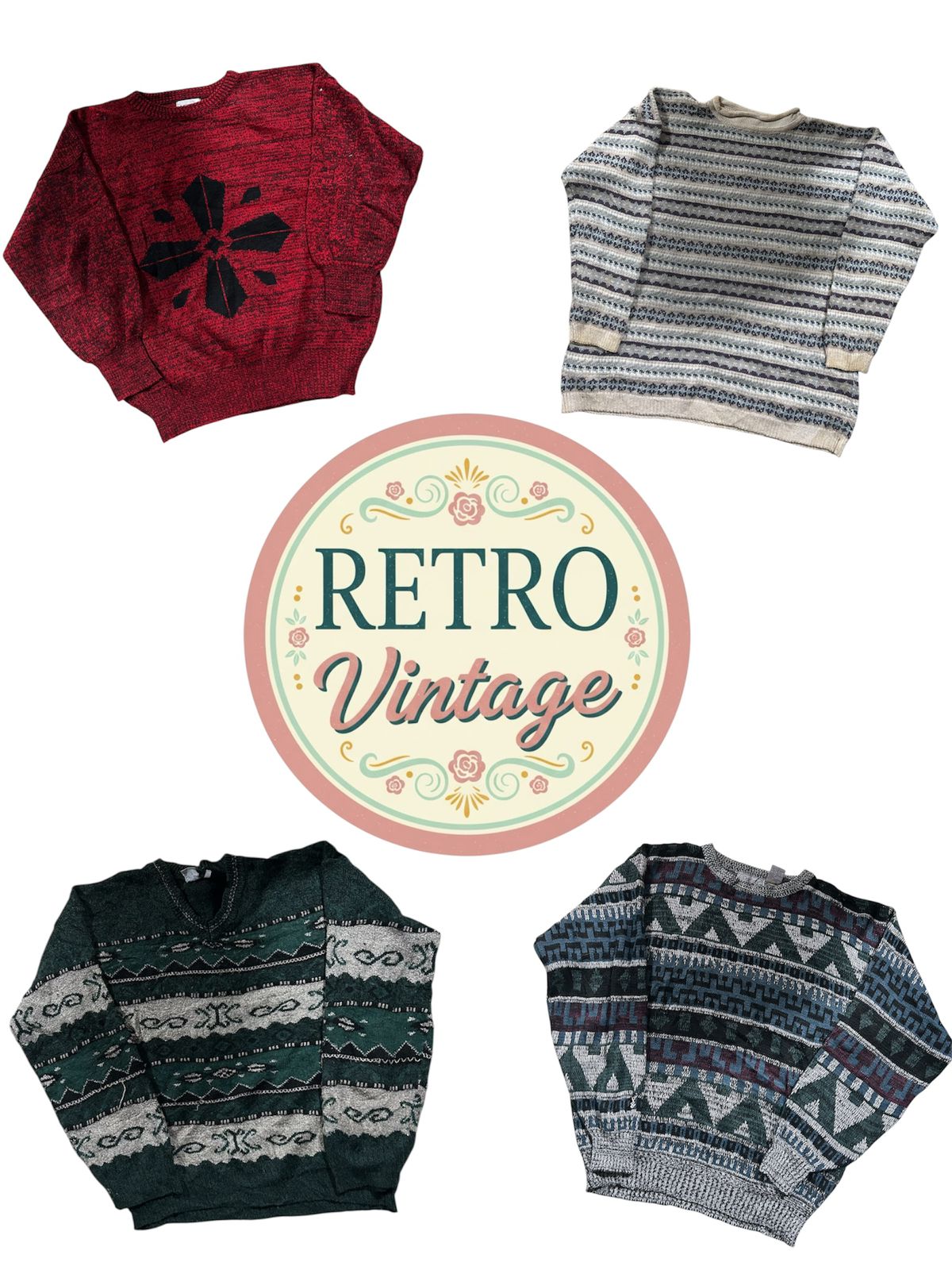 プレミアム輸入ウィンターニットセーター <R>