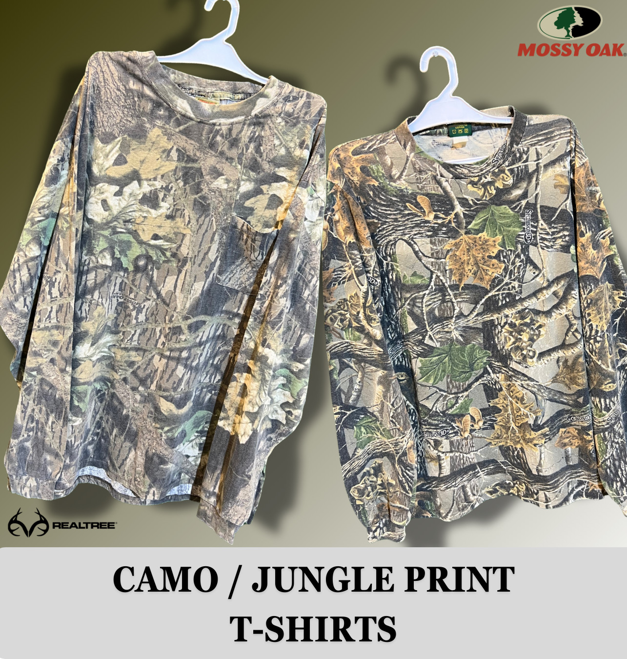 T-shirts premium (imprimé camouflage / jungle) inc..