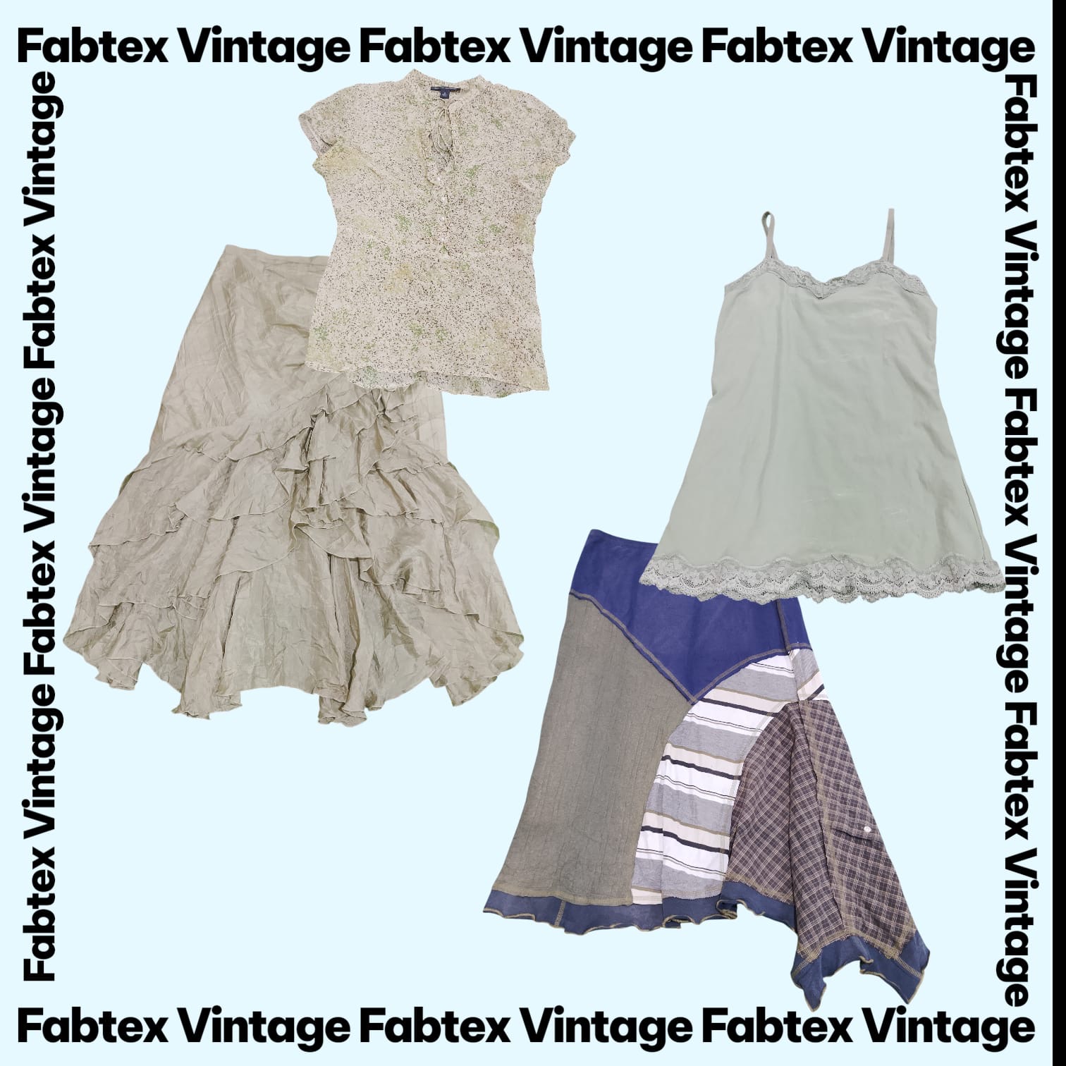 Quantité (FV-889) Ensemble Jupe et Top Boho Été | ..