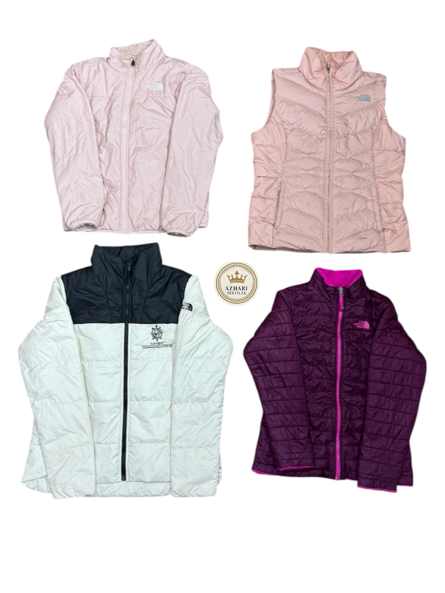 The North Face puffer jackets