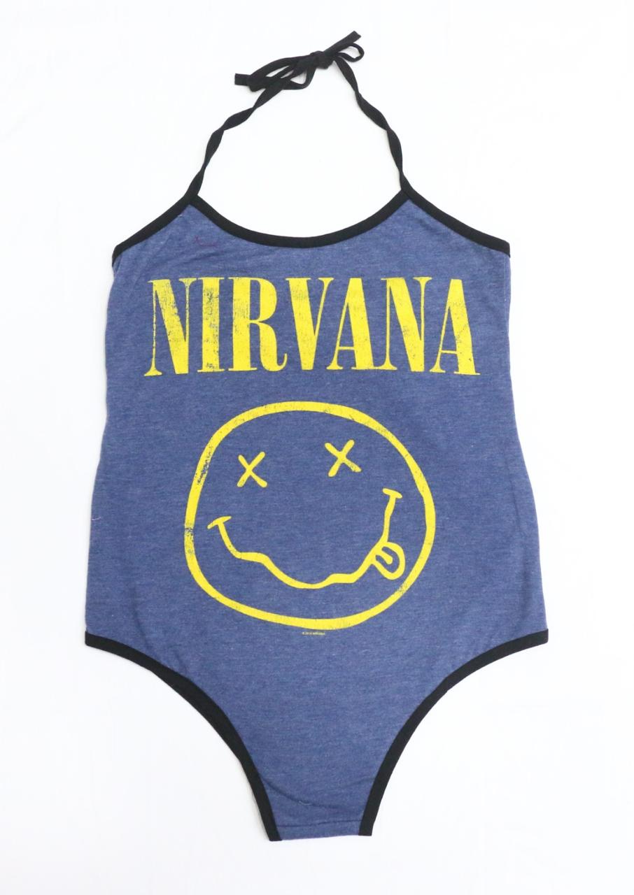 CR1147 アップサイクル グラフィック ハルターボディスーツ