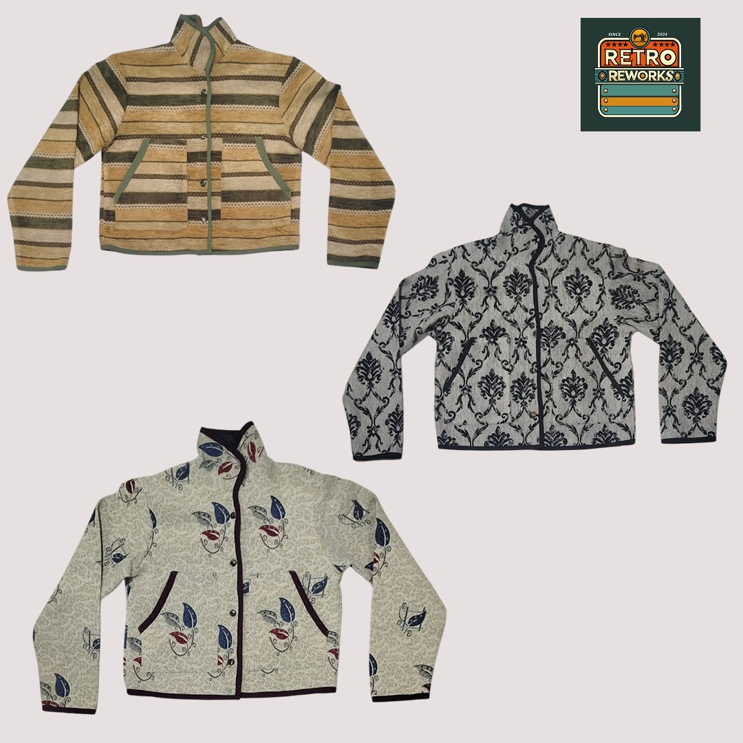 アップサイクルカーテンタペストリージャケット