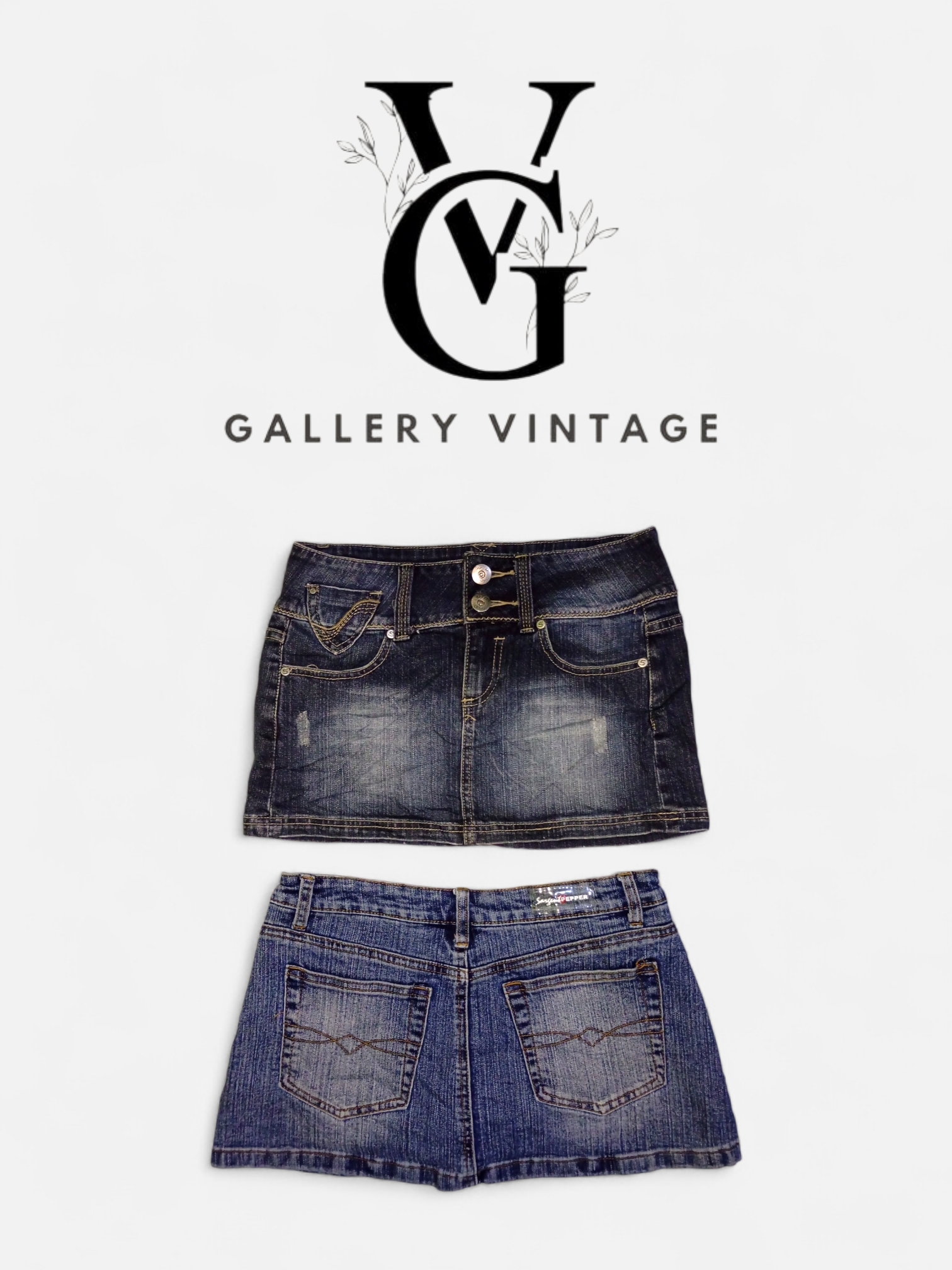 Y2K DENIM MINI SKIRTS