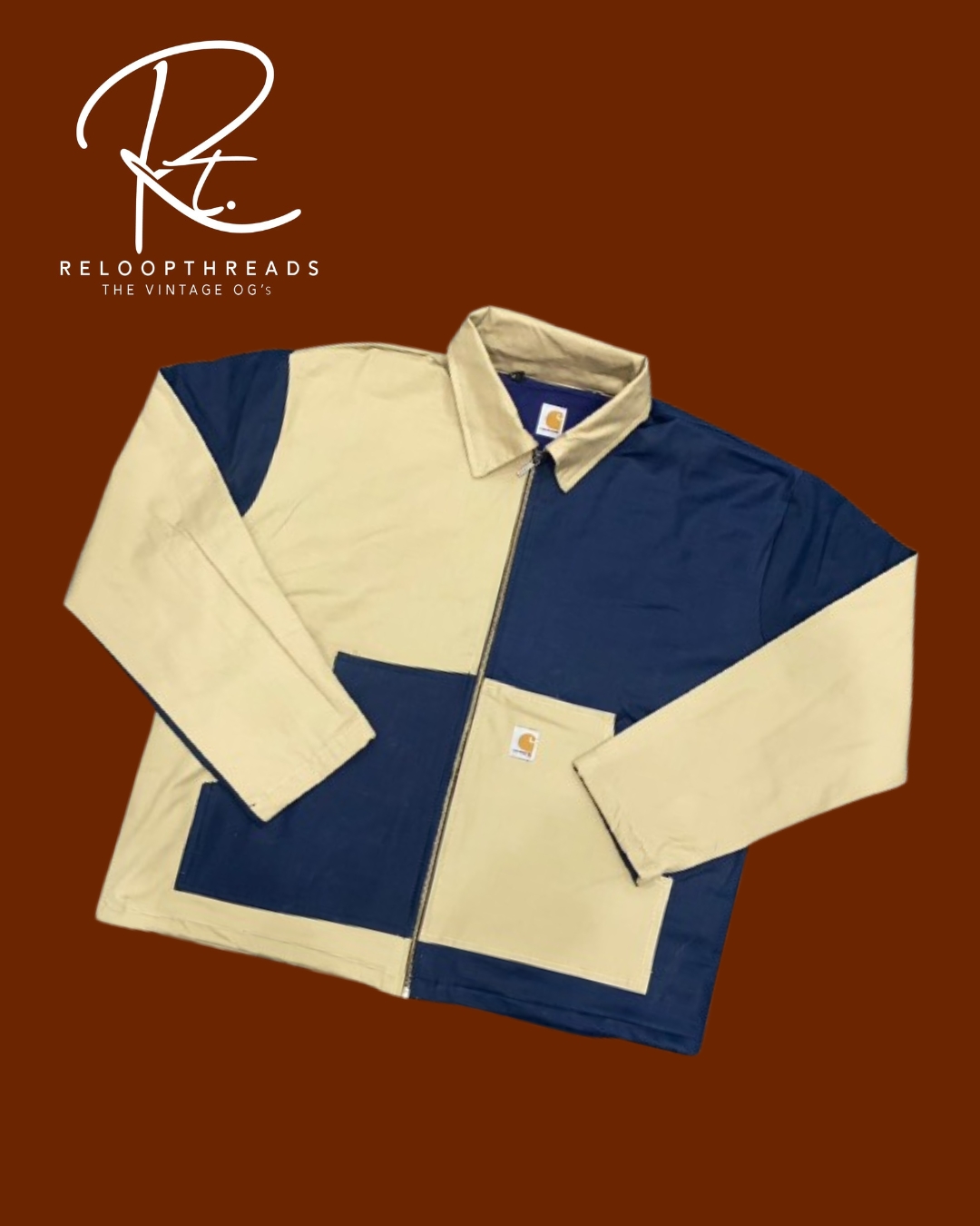 アップサイクル カーハート マルチパッチジャケット - マルチデザイン カーハートジャケット