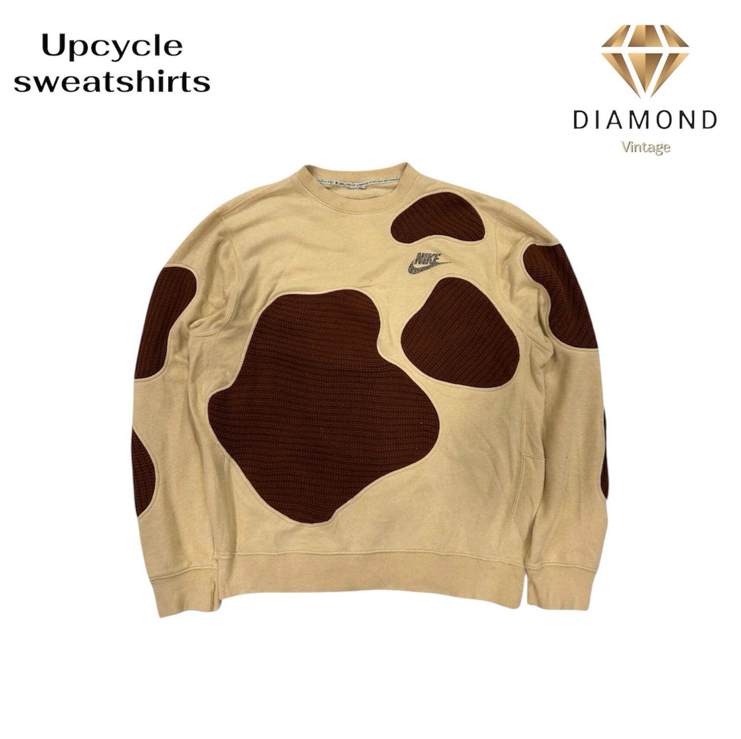 Upcycle Nike Sweatshirt bacteria style (DV -01-452..