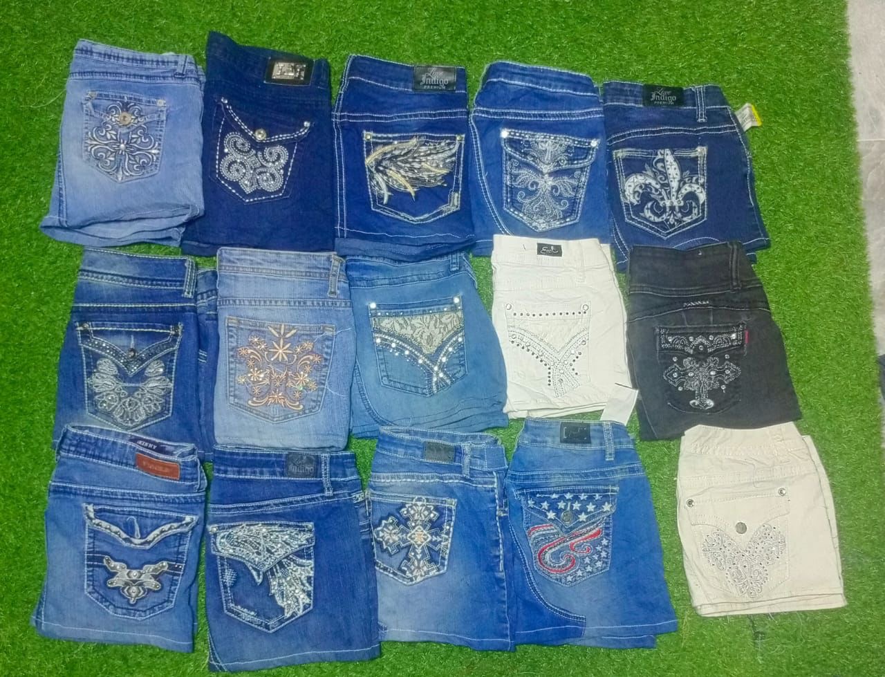 EARL JEANS AND OTHER MIX BRANDS MINI SKIRTS (ID 46..