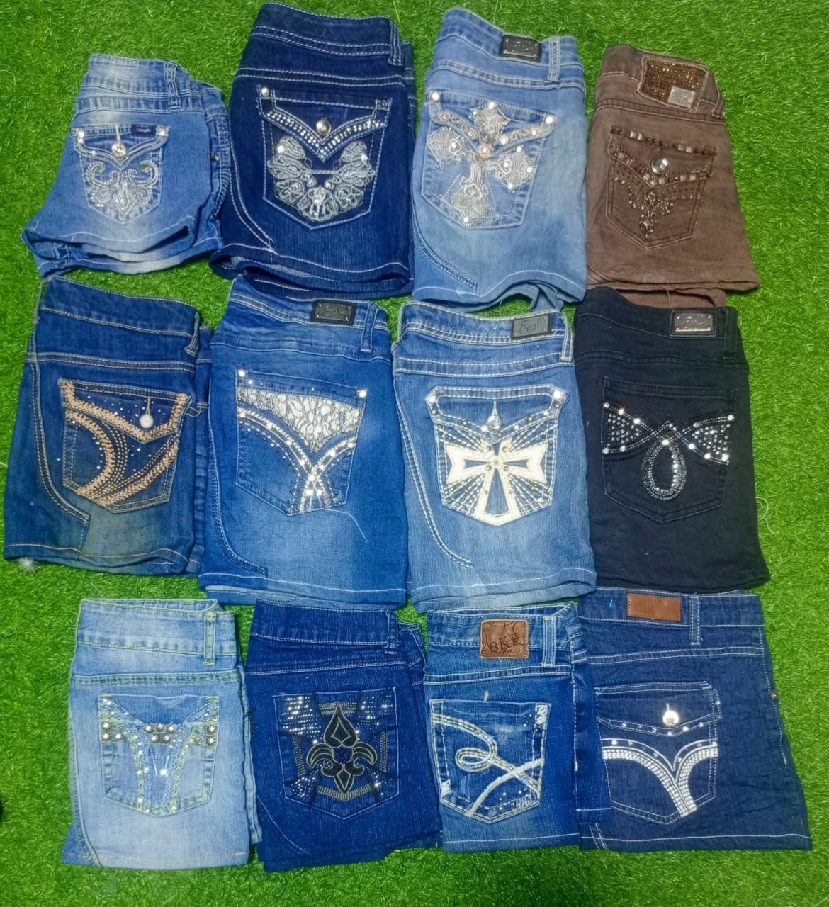 EARL JEANS AND OTHER MIX BRANDS MINI SKIRTS (ID 48..