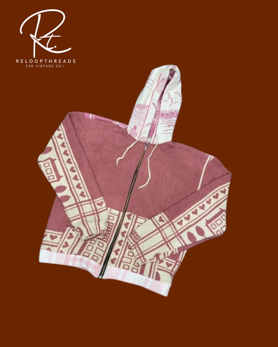 アップサイクルフーディタペストリージャケット