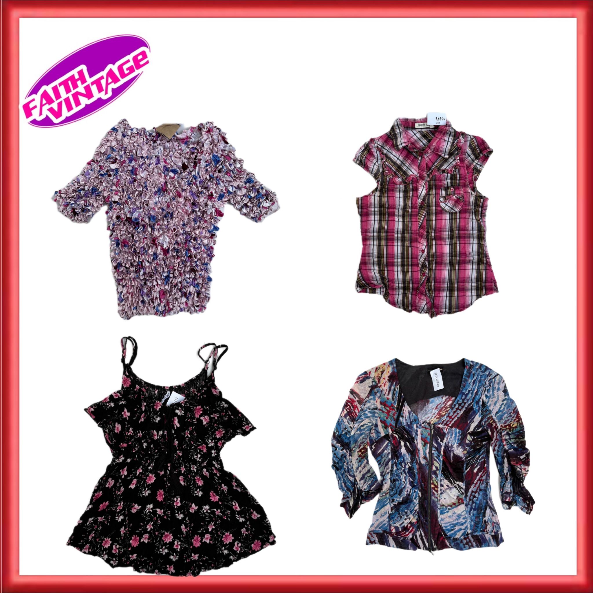 Fairy Grunge 00s Mystery Dress and Tops Bundle (FV..