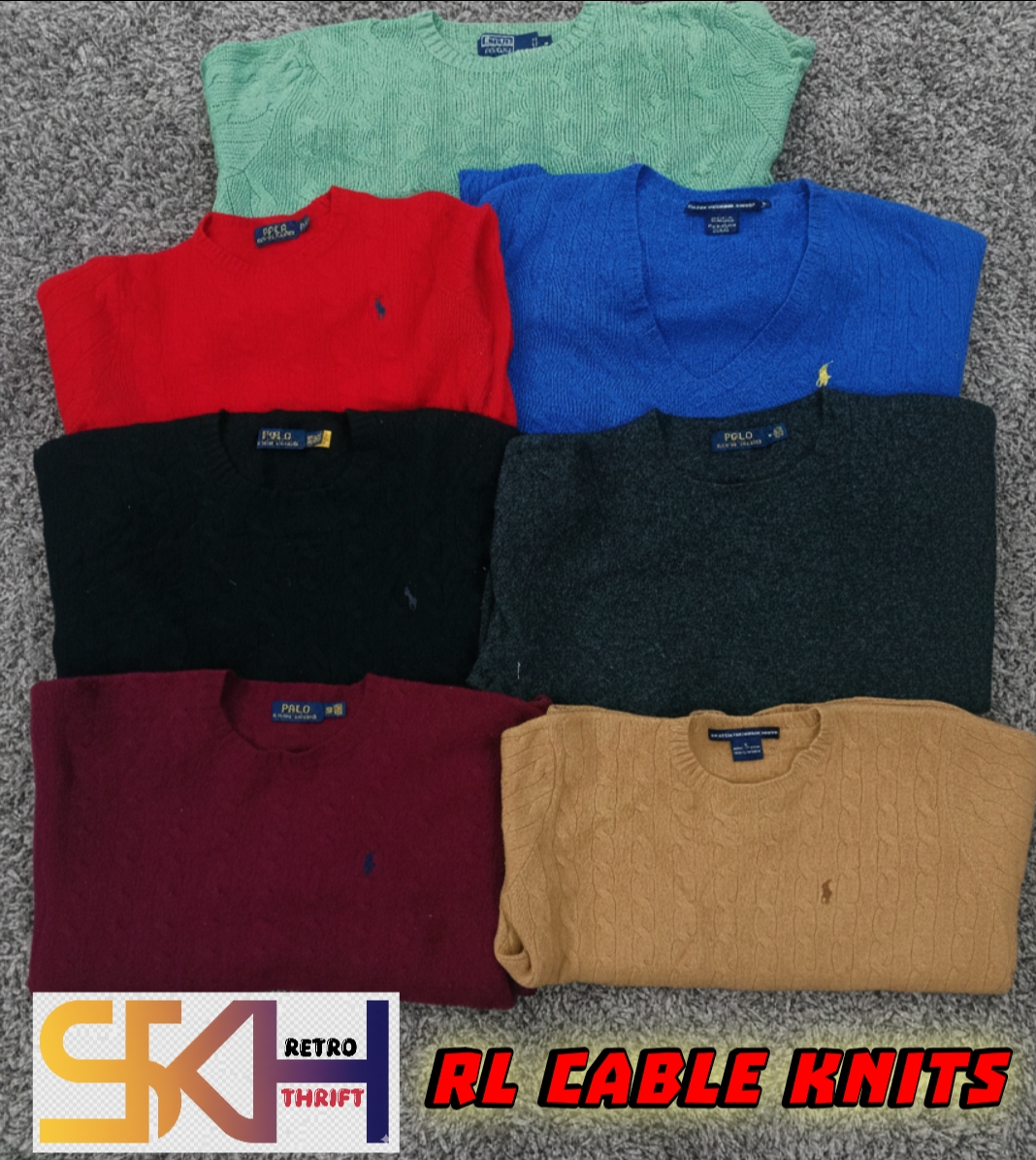 RL Cable knits sweaters