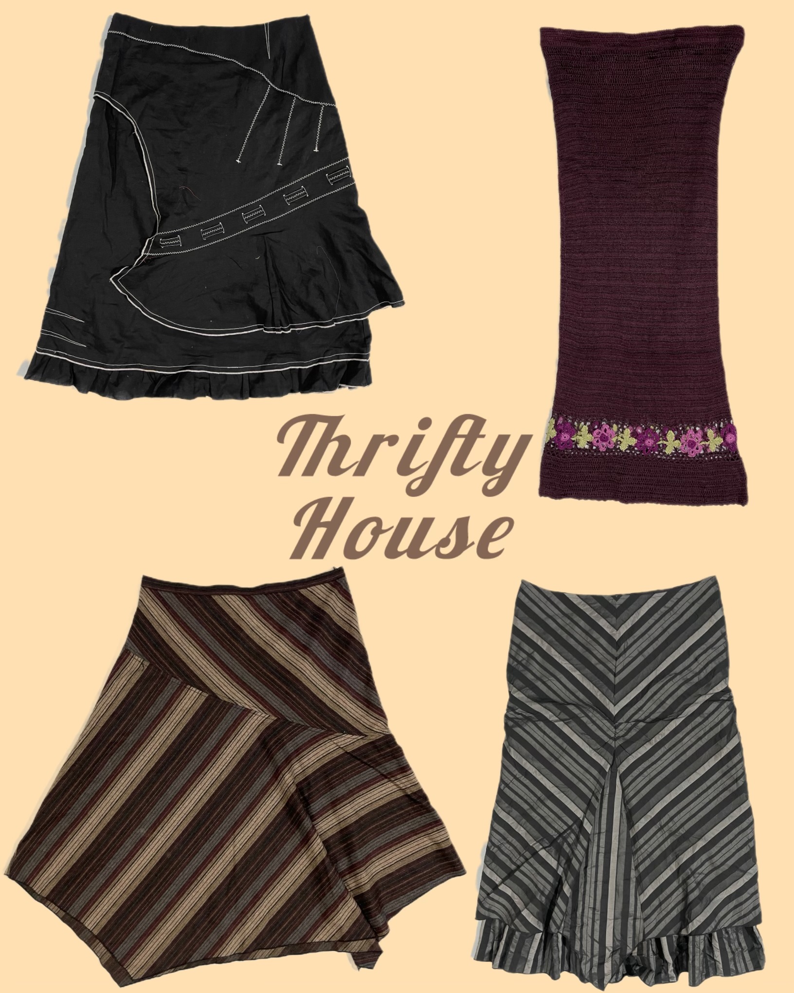 Grunge Y2k Skirts(TH/151)