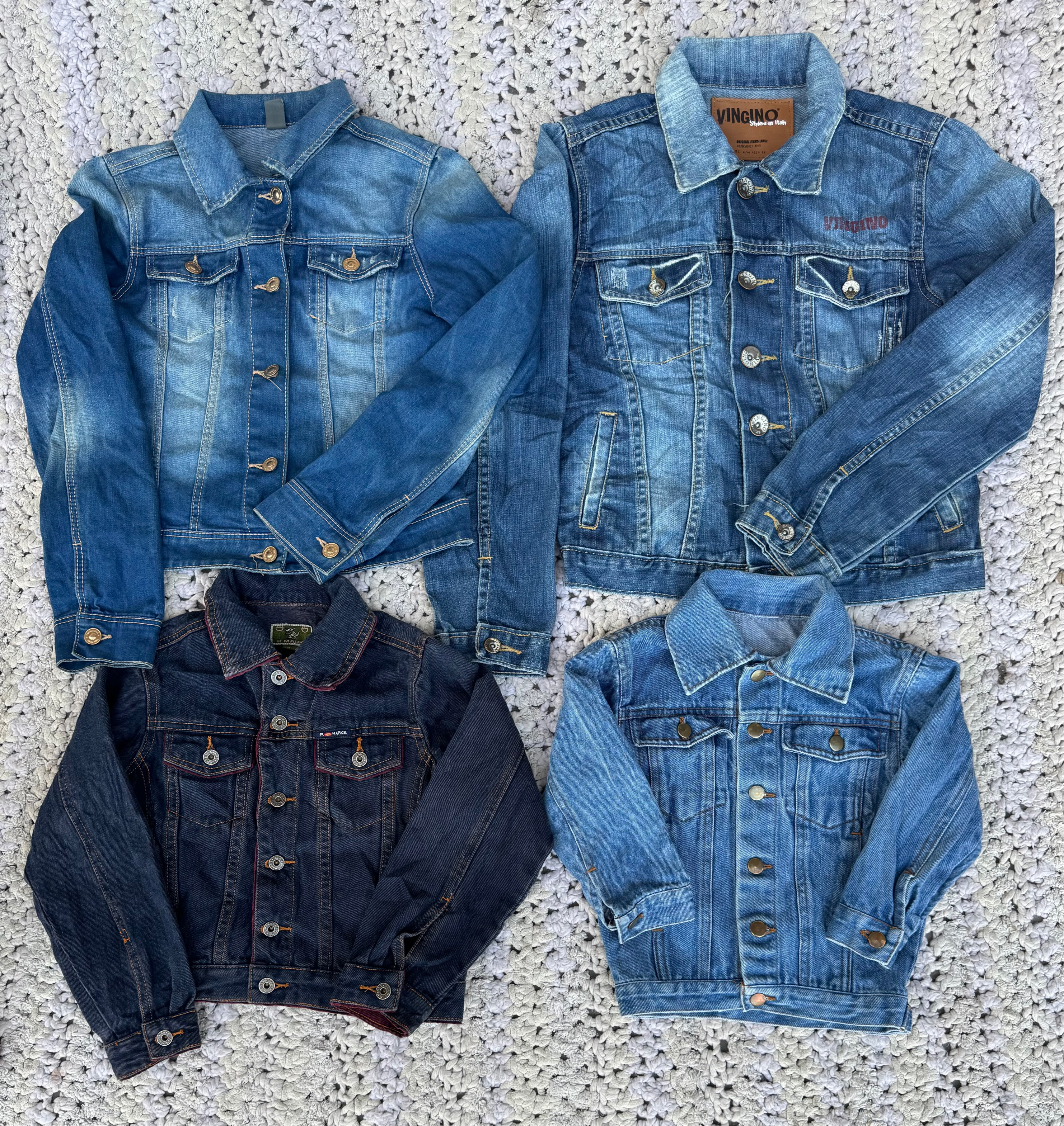 Veste en denim pour enfants 20 pièces