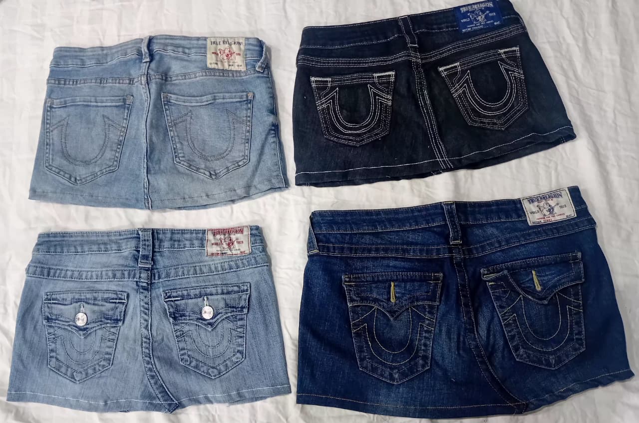 CR6116 Upcycle True religion Skirts