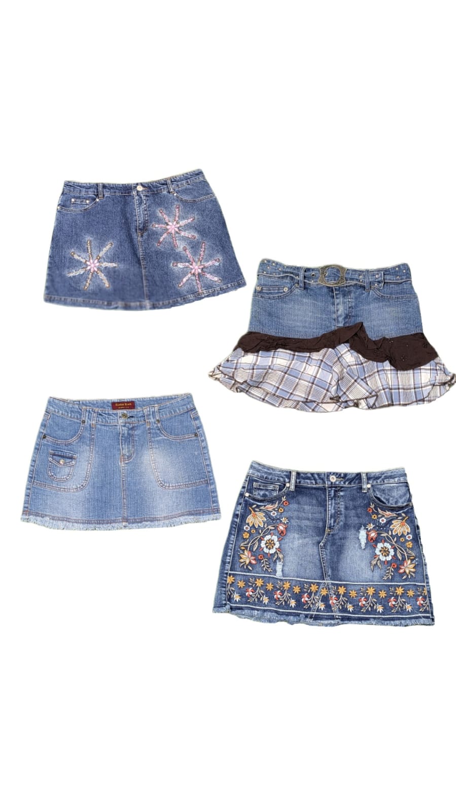 Ty 12 Denim micro mini skirt 6P