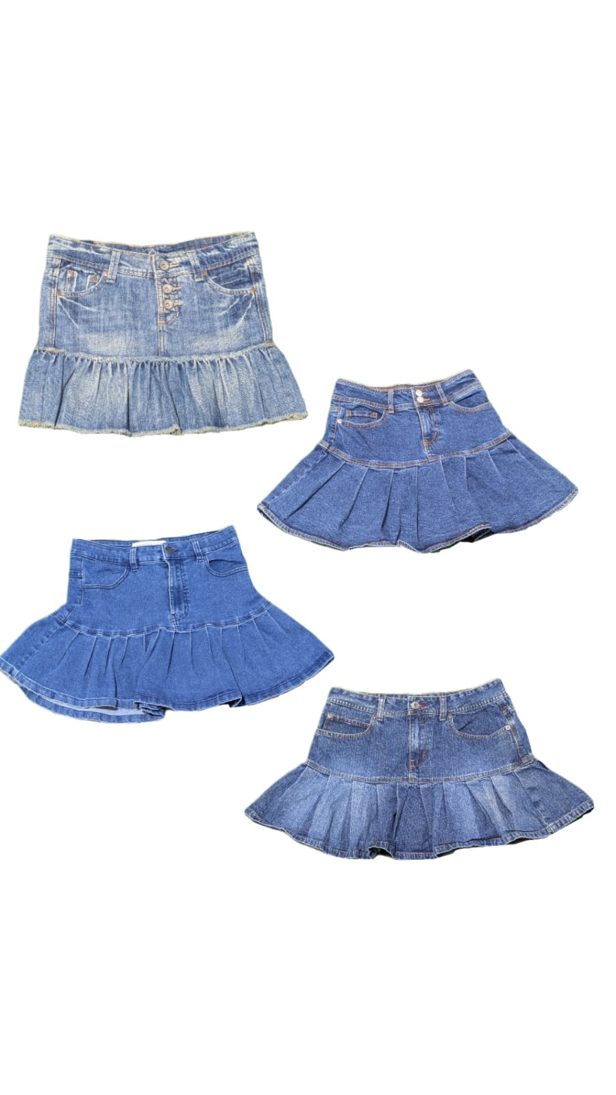 Ty 13 Denim midi skirt 6P