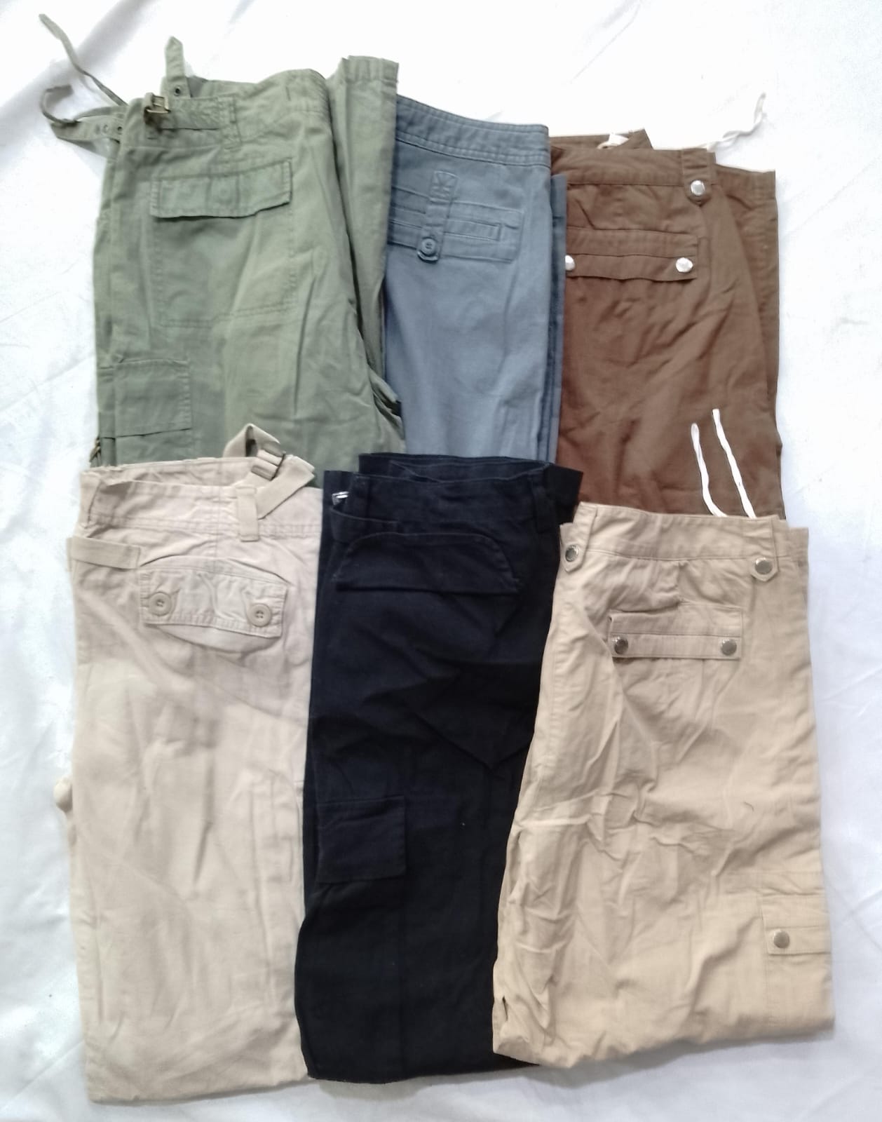 CR6138 Y2K ladies cargo pants