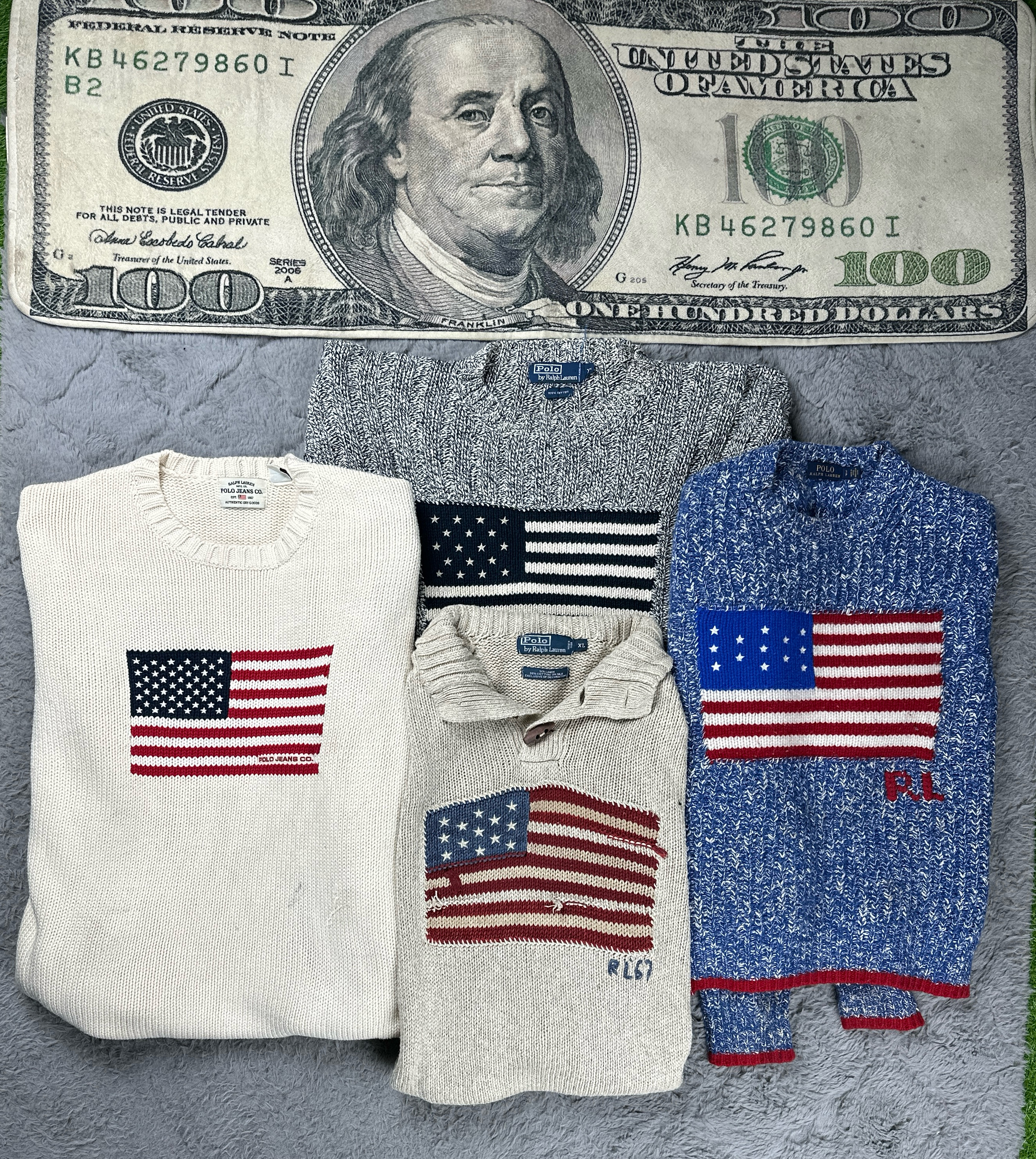 Ralph Lauren flag sweater