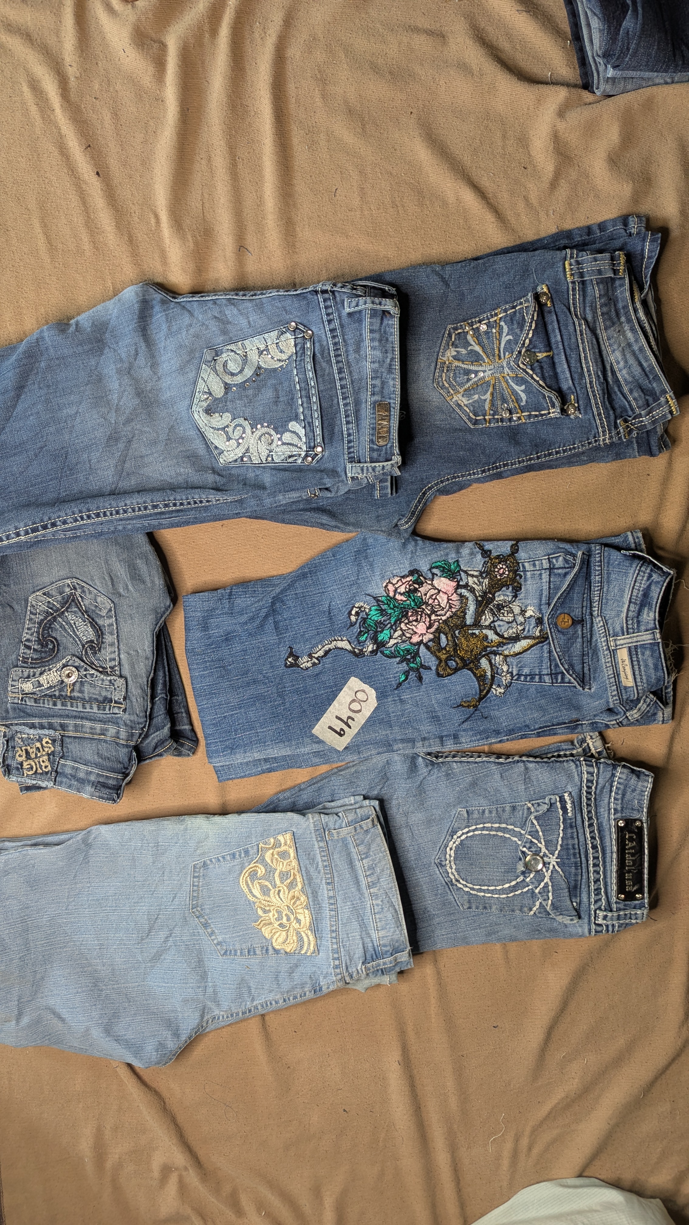 Jeans flare Y2K da donna