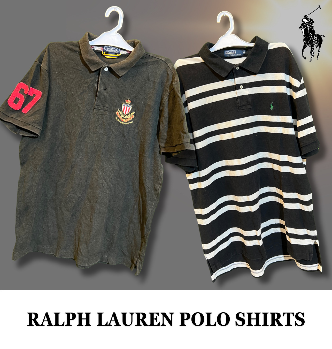 Ralph Lauren Polo Shirts included with Big Pony