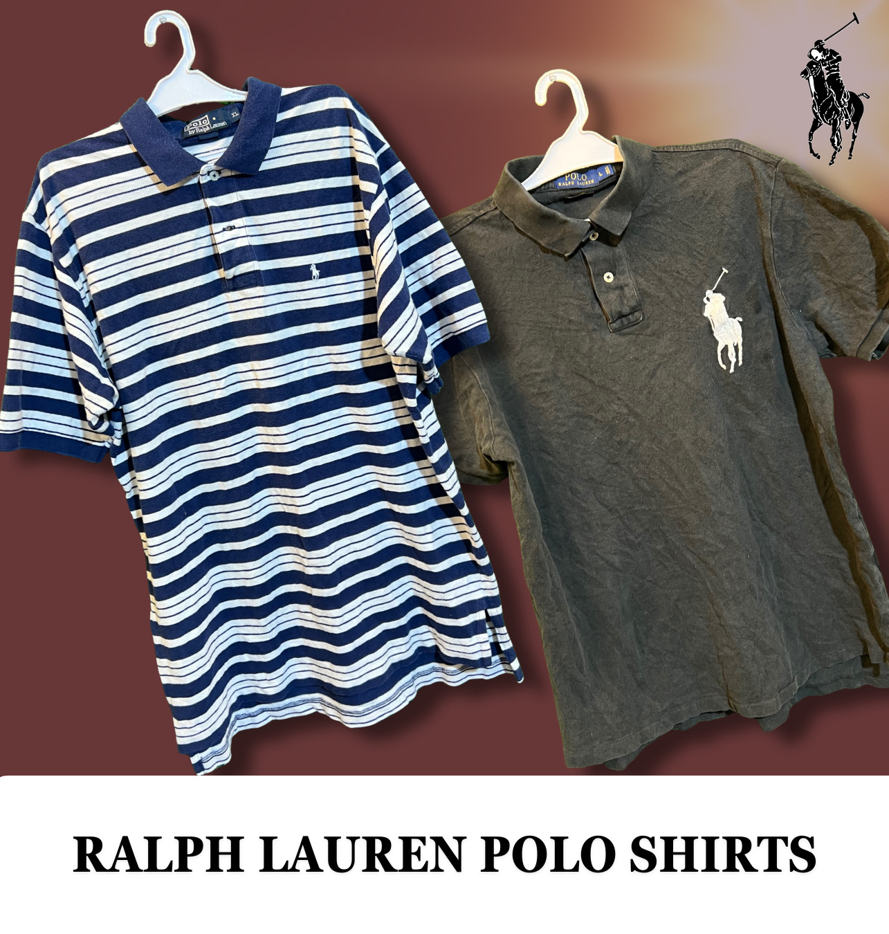 Ralph Lauren Polo Shirts included with Big Pony