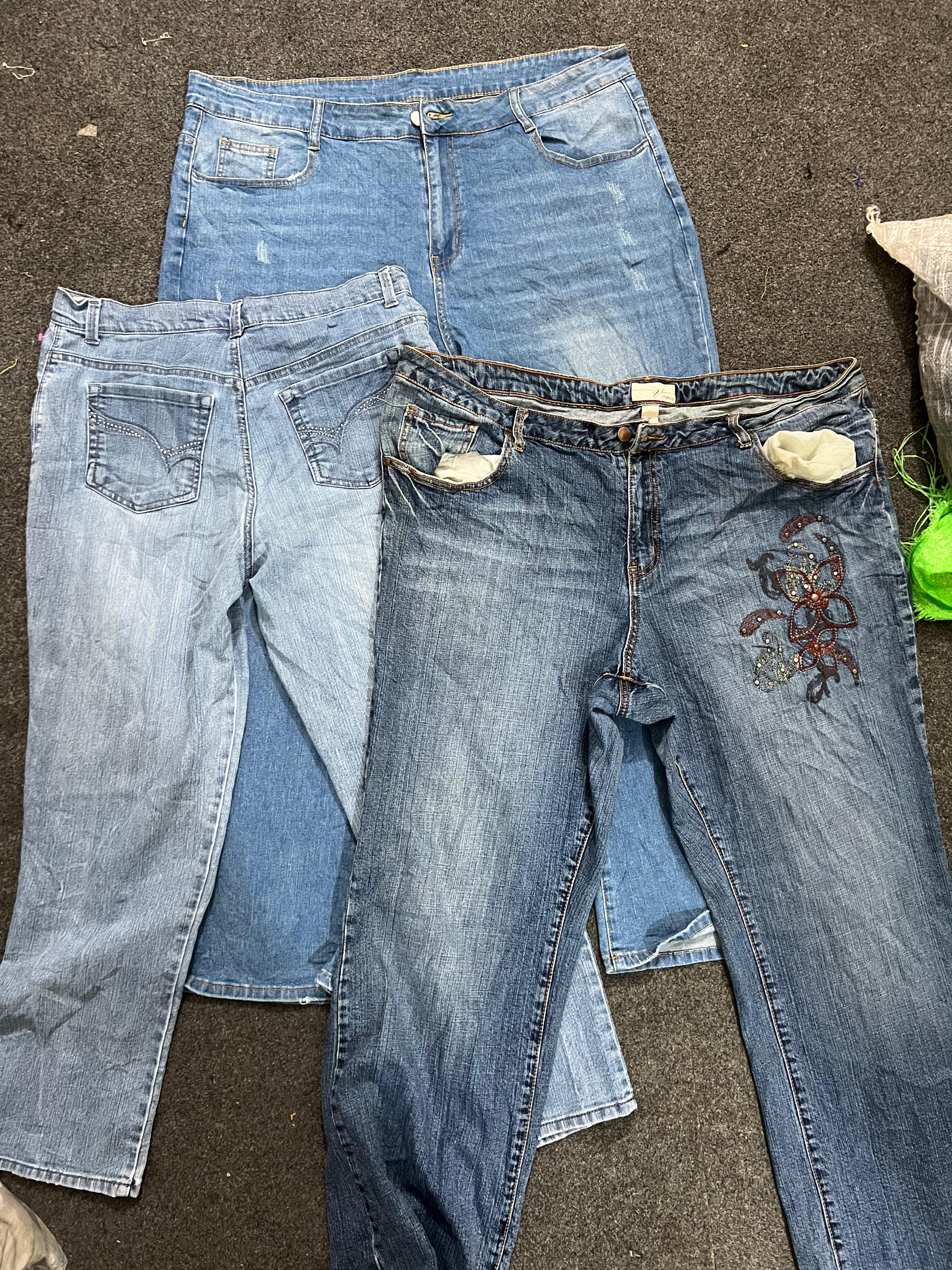 Vintage Flared Y2K Embellished Jeans