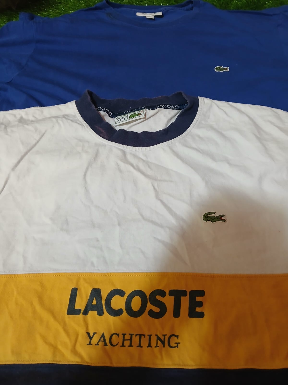 Lacoste polo and t-shirt