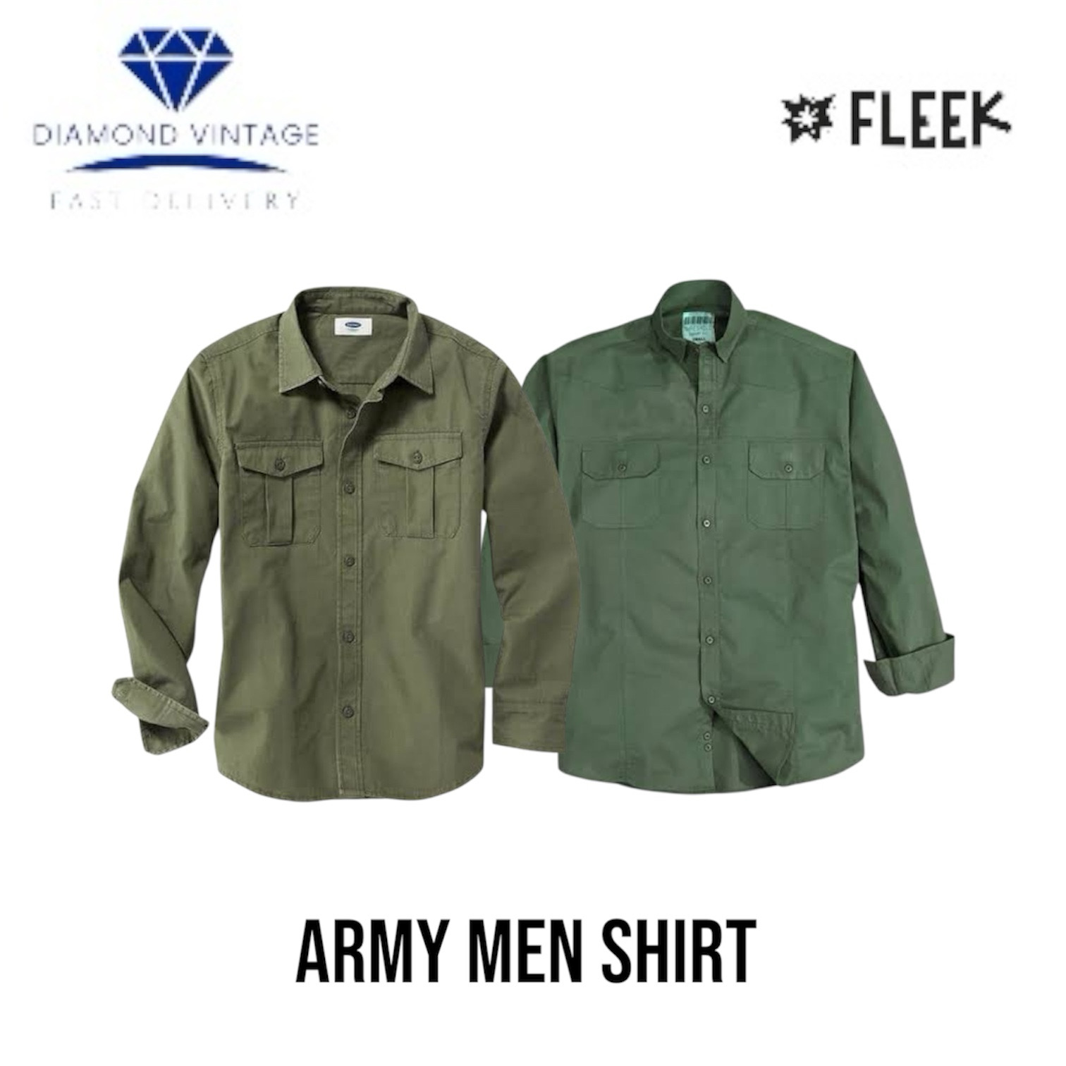 Green Army Shirts (DV -01-425)