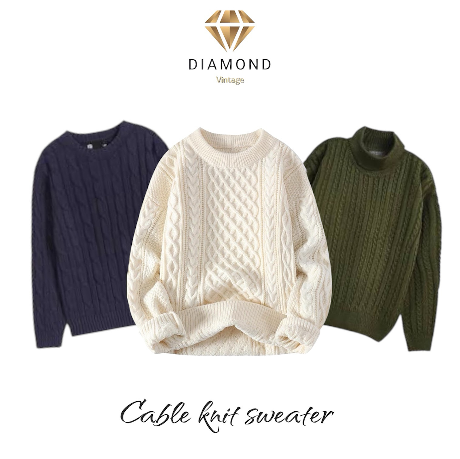 Cable Knit Sweater (DV -01-527)