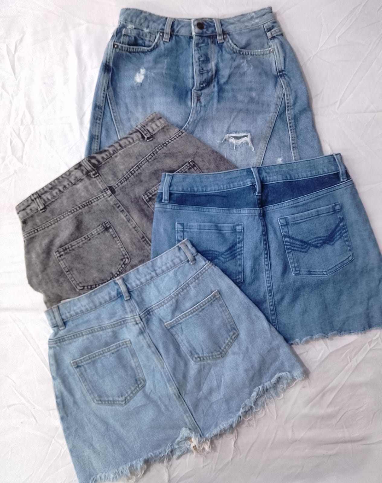 CR6219 Y2K Mini Denim Skirts